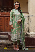 Gulaal | Saffira Lawn 25 | Nora XS Greenish Brown Lawn
