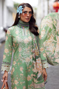 Gulaal | Saffira Lawn 25 | Nora M Greenish Brown Lawn