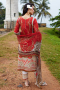Gulaal | Saffira Lawn 25 | Zhuri S Red Lawn