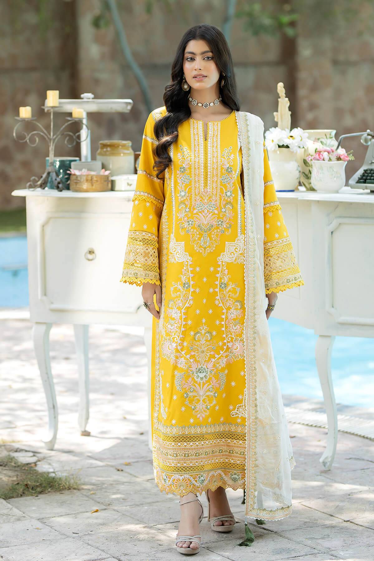 Imrozia Premium | Subah e Roshan | S.L 66 Zeeba - Pakistani Designer Dress - by Imrozia Premium | Type: Luxury - 100% Original at Saira Sultan