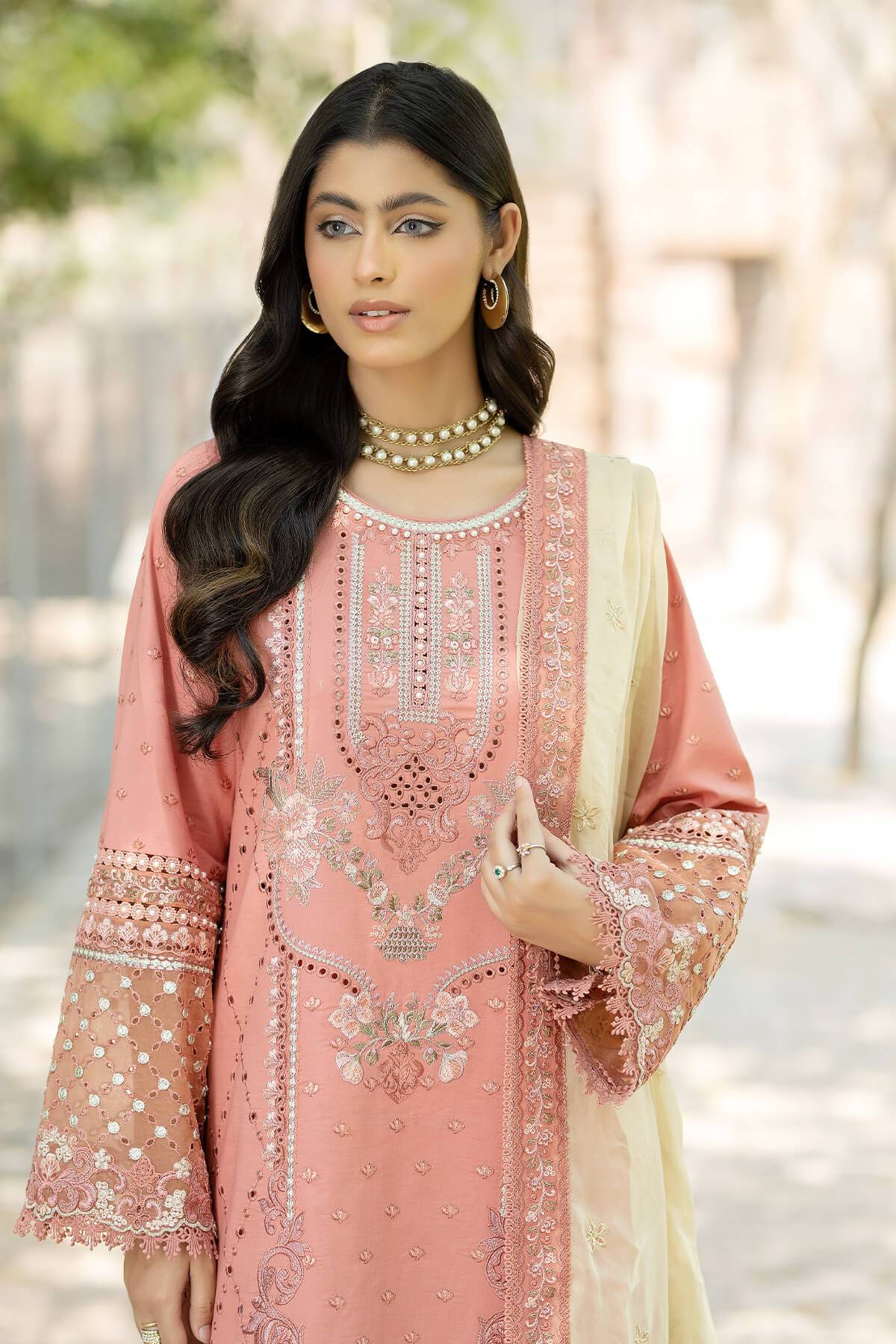 Imrozia Premium | Subah e Roshan | S.L 70 Aaina - Pakistani Designer Dress - by Imrozia Premium | Type: Luxury - 100% Original at Saira Sultan