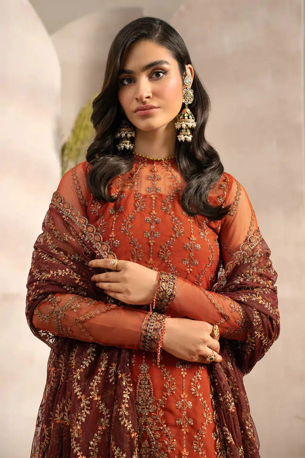 Zarif | Naqsh Festive Formals 23 | ZRN 02 AMARAH - Pakistani Designer Dress - by Zarif | Type: Formal - 100% Original at Saira Sultan