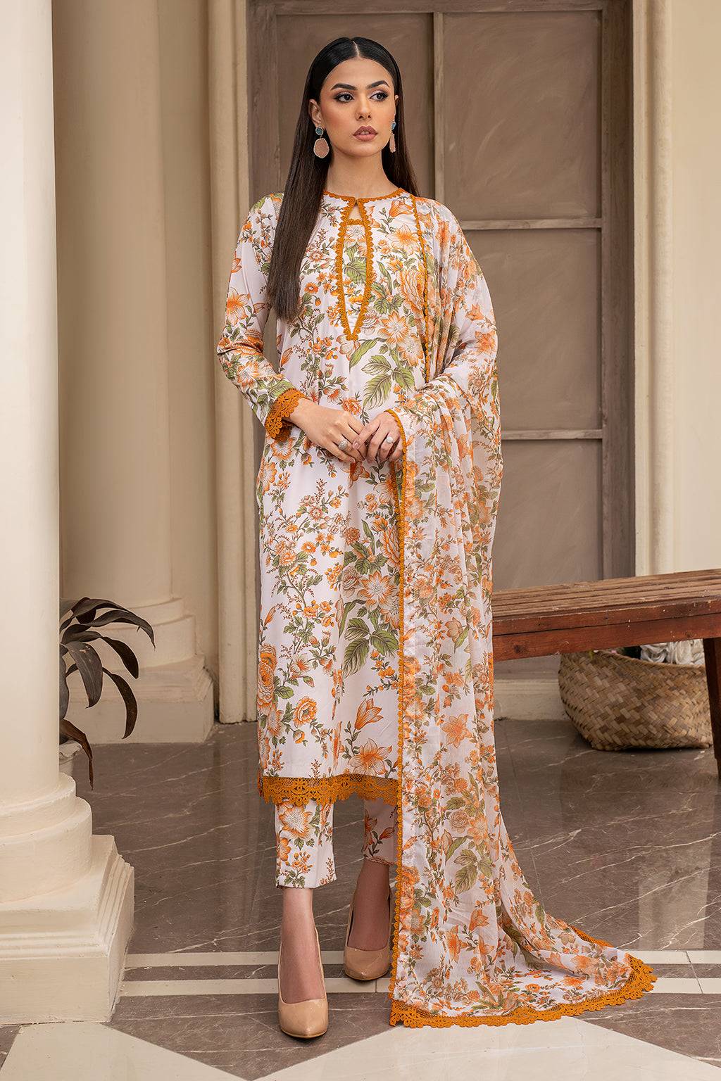 Zarif | Prints 24 | ZPR 05 ELLIE - Pakistani Designer Dress - by Zarif | Type: Formal - 100% Original at Saira Sultan