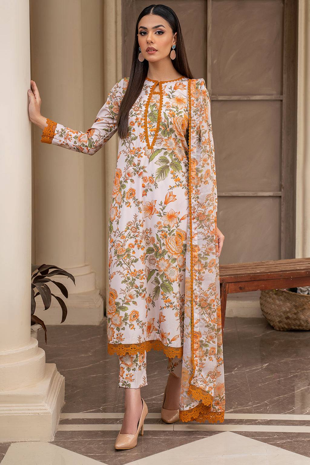 Zarif | Prints 24 | ZPR 05 ELLIE - Pakistani Designer Dress - by Zarif | Type: Formal - 100% Original at Saira Sultan