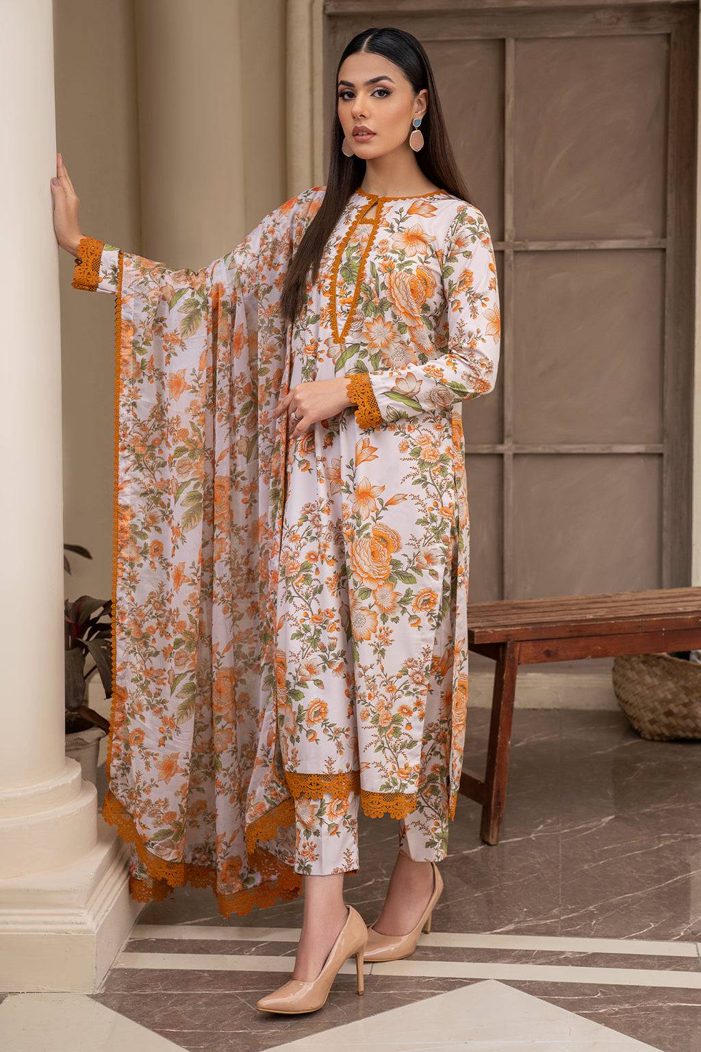 Zarif | Prints 24 | ZPR 05 ELLIE - Pakistani Designer Dress - by Zarif | Type: Formal - 100% Original at Saira Sultan