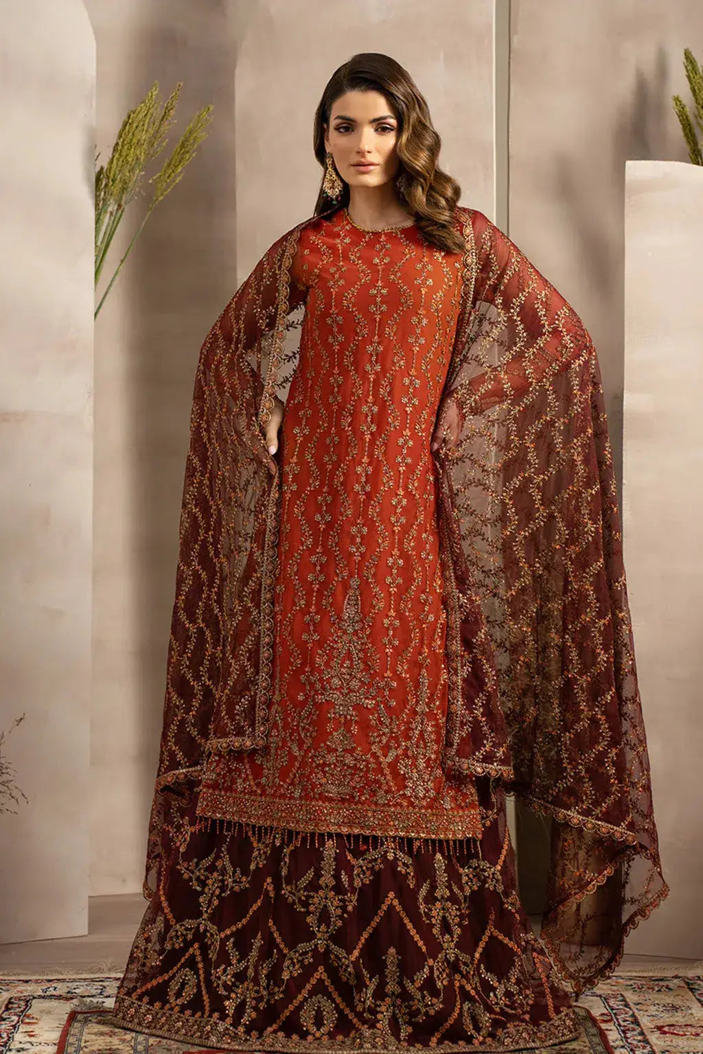 Zarif | Naqsh Festive Formals 23 | ZRN 02 AMARAH - Pakistani Designer Dress - by Zarif | Type: Formal - 100% Original at Saira Sultan