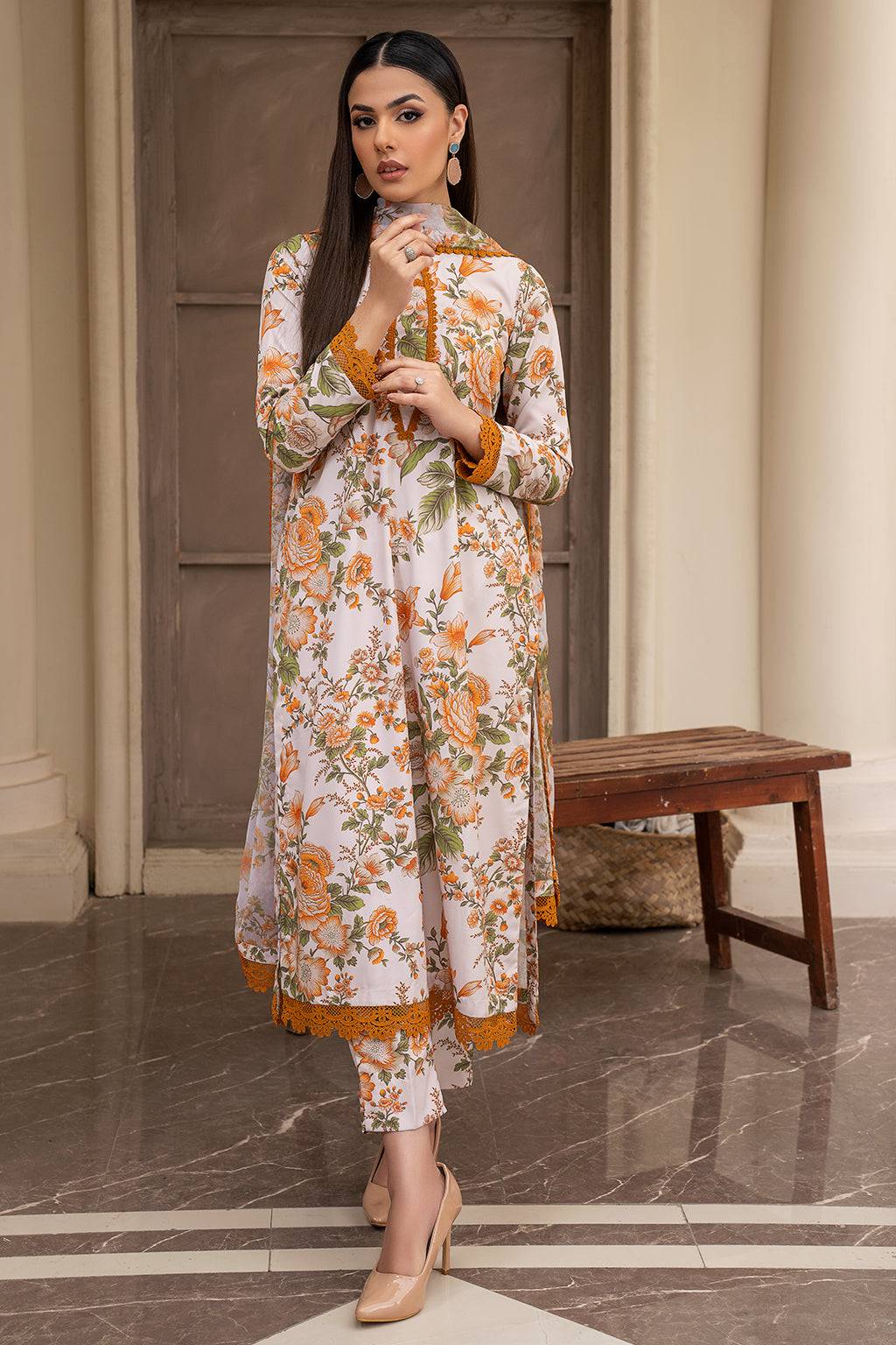 Zarif | Prints 24 | ZPR 05 ELLIE - Pakistani Designer Dress - by Zarif | Type: Formal - 100% Original at Saira Sultan