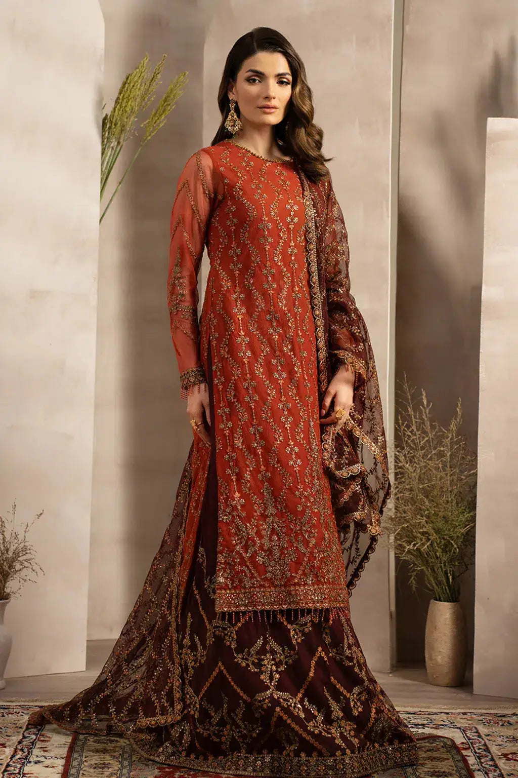 Zarif | Naqsh Festive Formals 23 | ZRN 02 AMARAH - Pakistani Designer Dress - by Zarif | Type: Formal - 100% Original at Saira Sultan
