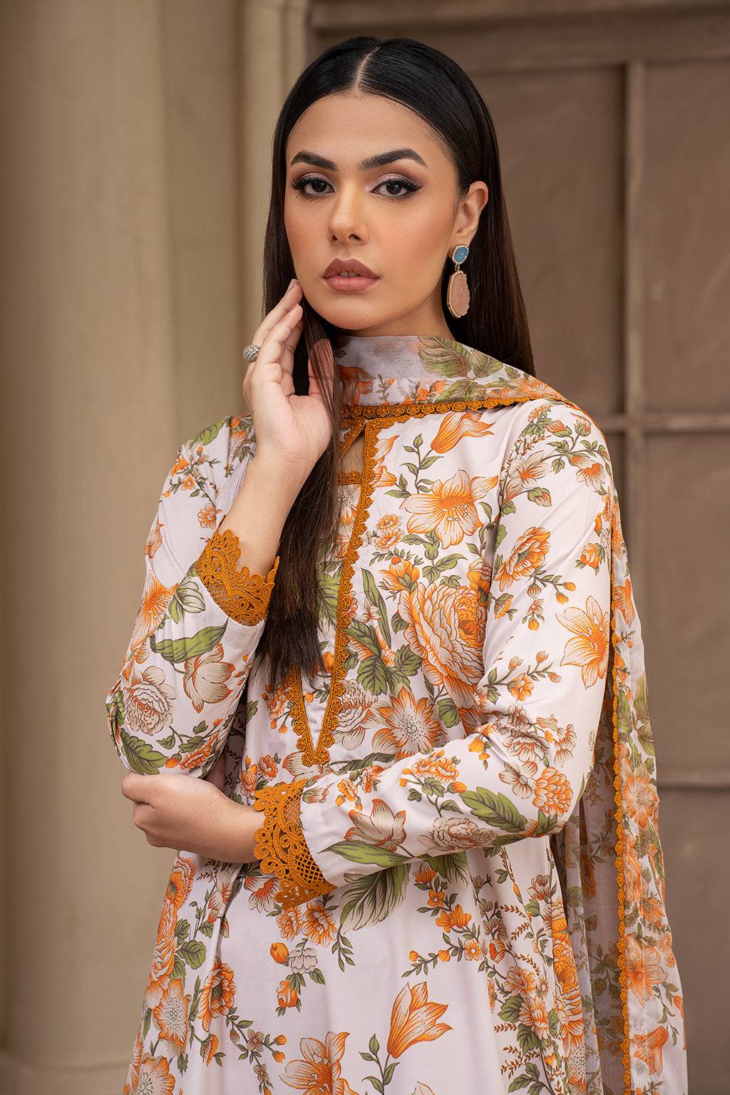 Zarif | Prints 24 | ZPR 05 ELLIE - Pakistani Designer Dress - by Zarif | Type: Formal - 100% Original at Saira Sultan