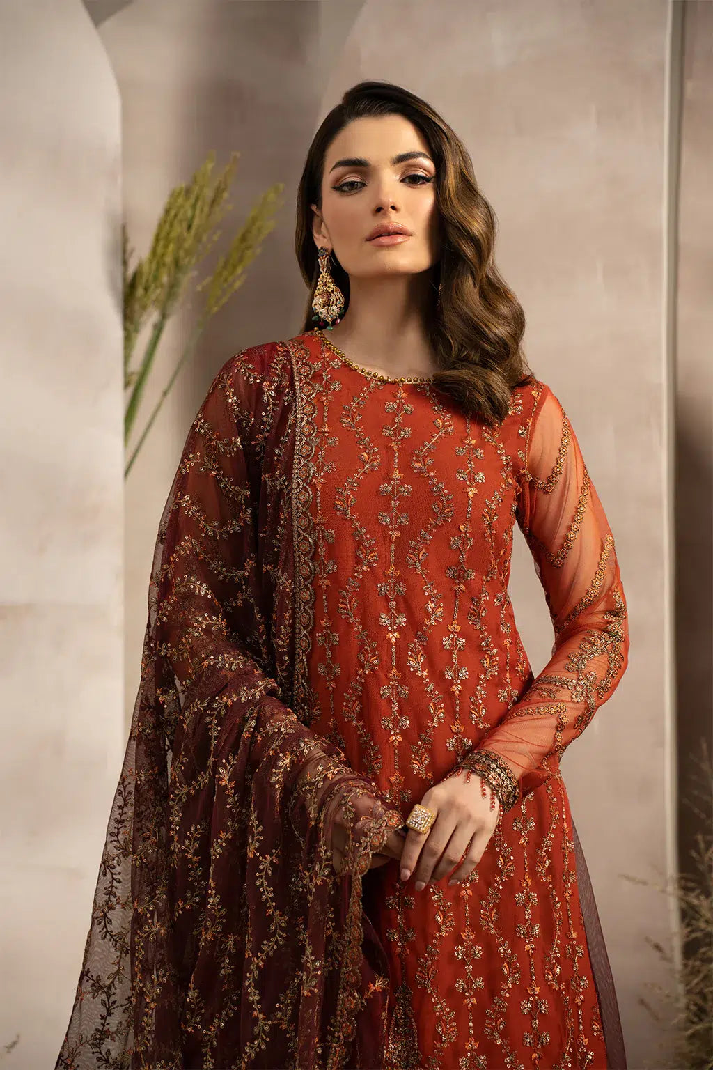 Zarif | Naqsh Festive Formals 23 | ZRN 02 AMARAH - Pakistani Designer Dress - by Zarif | Type: Formal - 100% Original at Saira Sultan