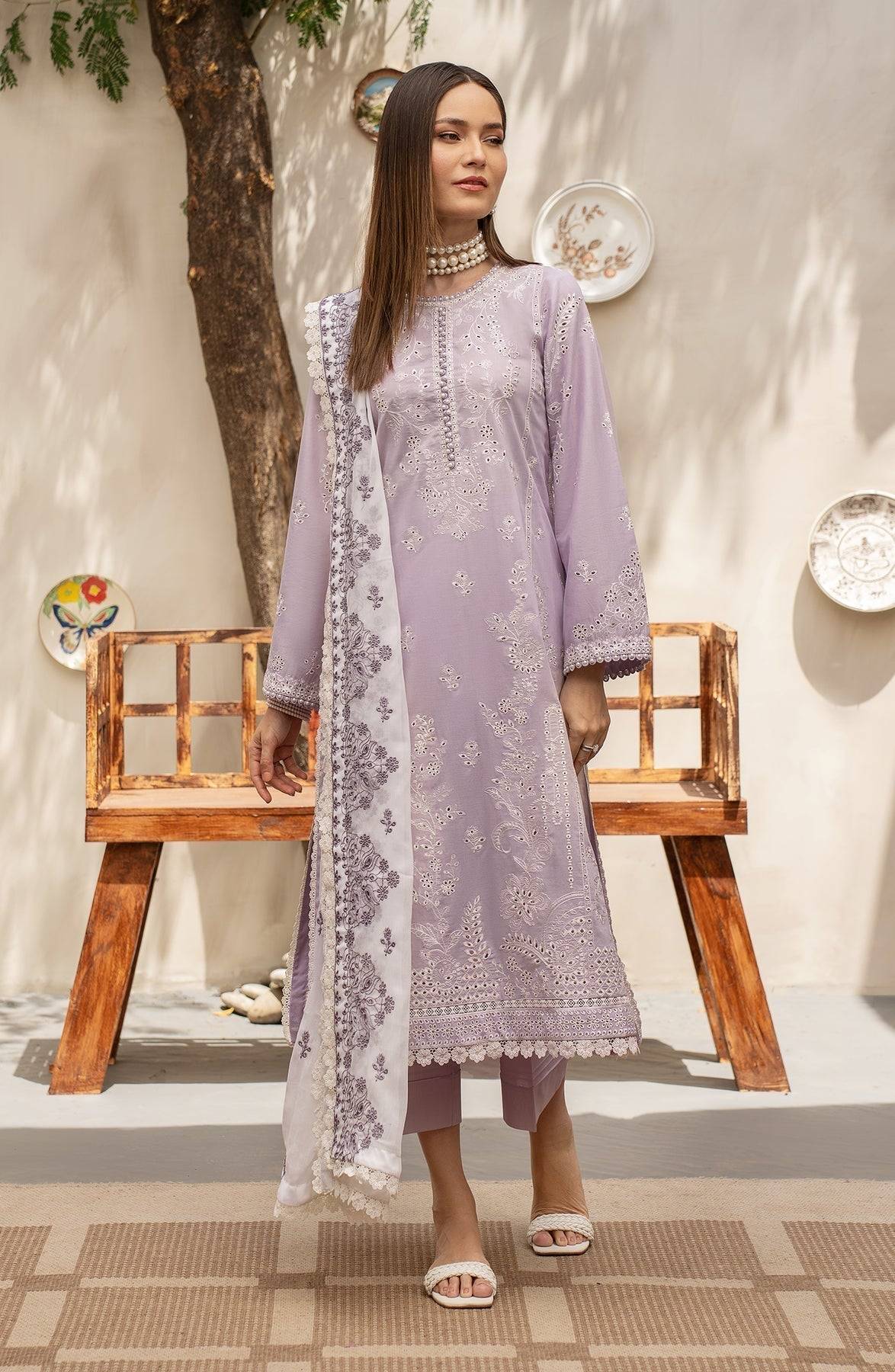 Zarif | Festive Lawn | ZFL 02 ILSA - Pakistani Designer Dress - by Zarif | Type: Luxury - 100% Original at Saira Sultan