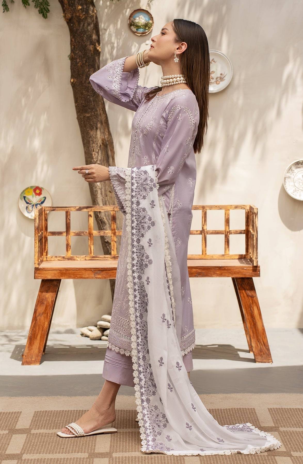 Zarif | Festive Lawn | ZFL 02 ILSA - Pakistani Designer Dress - by Zarif | Type: Luxury - 100% Original at Saira Sultan