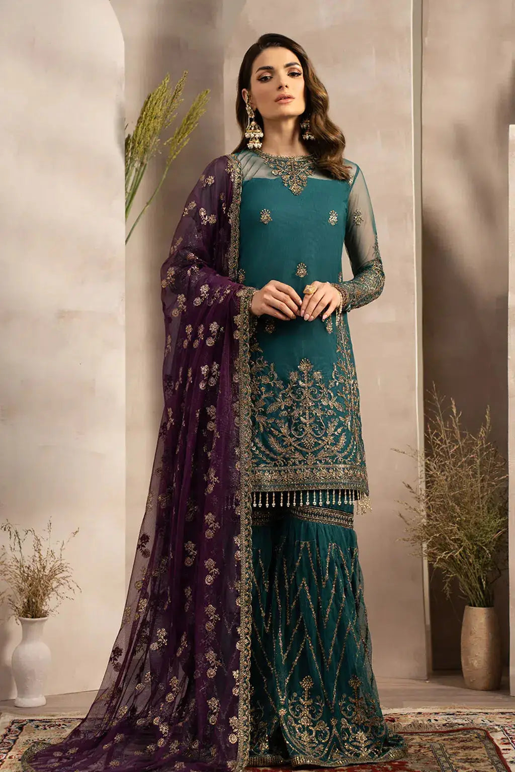 Zarif | Naqsh Festive Formals 23 | ZRN 06 ELISE - Pakistani Designer Dress - by Zarif | Type: Formal - 100% Original at Saira Sultan