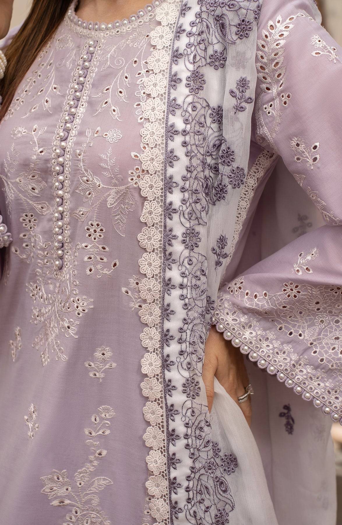 Zarif | Festive Lawn | ZFL 02 ILSA - Pakistani Designer Dress - by Zarif | Type: Luxury - 100% Original at Saira Sultan