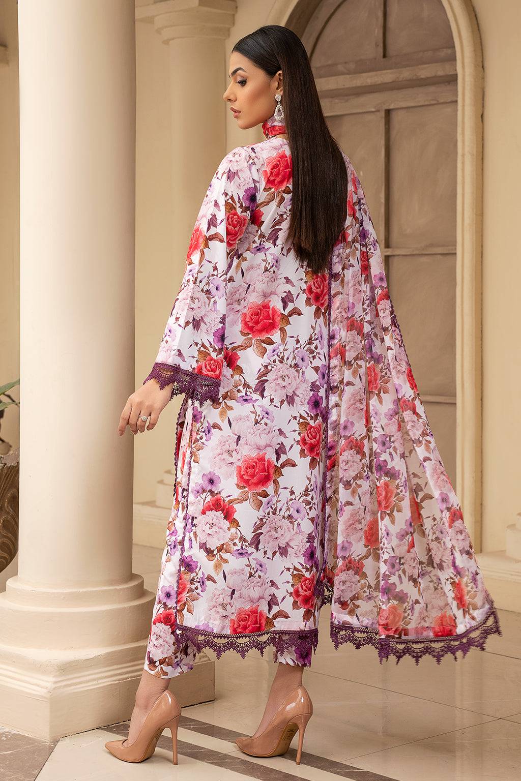 Zarif | Prints 24 | ZPR 03 CELINA - Pakistani Designer Dress - by Zarif | Type: Formal - 100% Original at Saira Sultan