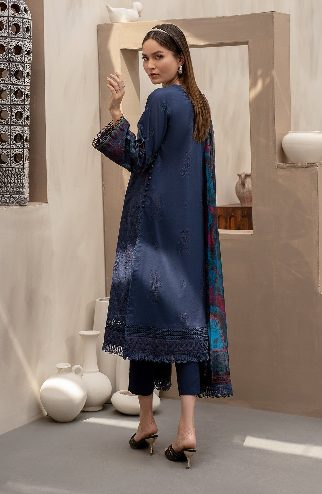 Zarif | Festive Lawn | ZFL 08 SEEMAL -  Zarif Luxury -  Saira Sultan