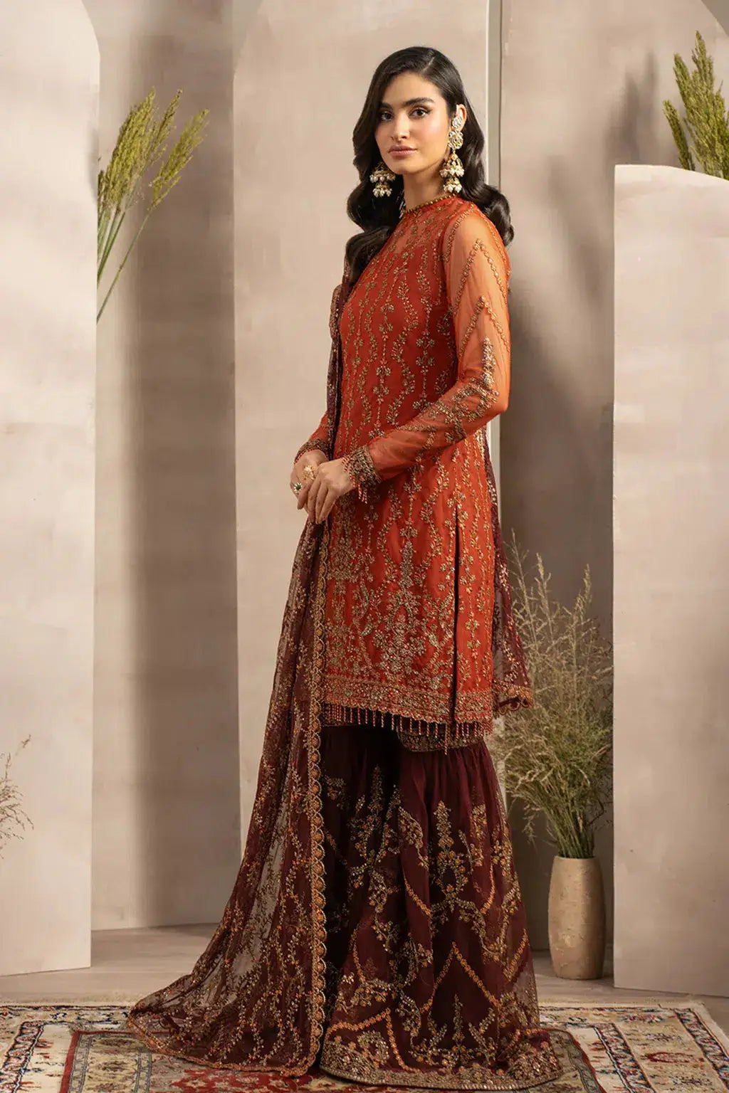 Zarif | Naqsh Festive Formals 23 | ZRN 02 AMARAH - Pakistani Designer Dress - by Zarif | Type: Formal - 100% Original at Saira Sultan