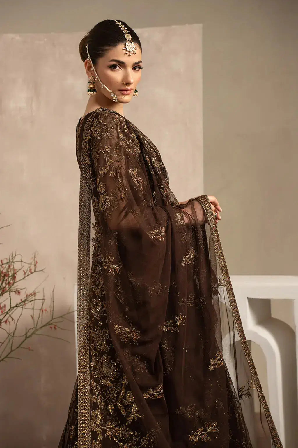 Zarif | Naqsh Festive Formals 23 | ZRN 01 SIYAH - Pakistani Designer Dress - by Zarif | Type: Formal - 100% Original at Saira Sultan