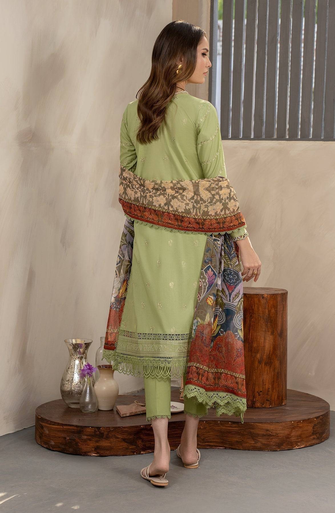 Zarif | Festive Lawn | ZFL 04 SENIHA - Pakistani Designer Dress - by Zarif | Type: Luxury - 100% Original at Saira Sultan