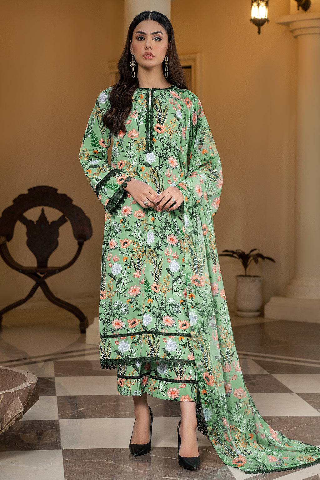 Zarif | Prints 24 | ZPR 04 DELILAH - Pakistani Designer Dress - by Zarif | Type: Formal - 100% Original at Saira Sultan
