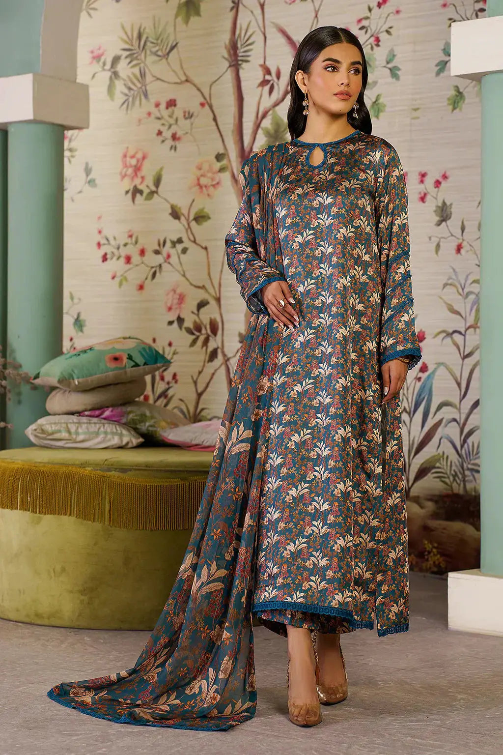 Zarif | Prints 24 | ZSP 05 ANABIYA - Pakistani Designer Dress - by Zarif | Type: Luxury - 100% Original at Saira Sultan