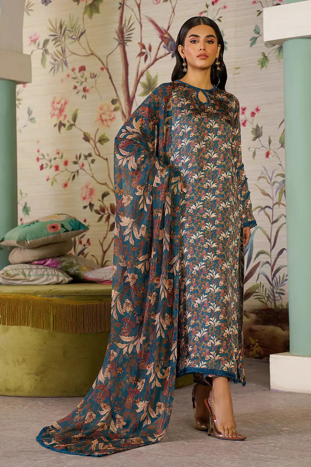 Zarif | Prints 24 | ZSP 05 ANABIYA - Pakistani Designer Dress - by Zarif | Type: Luxury - 100% Original at Saira Sultan
