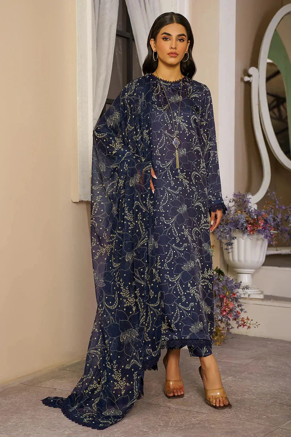 Zarif | Prints 24 | ZSP 03 BAREEN - Pakistani Designer Dress - by Zarif | Type: Luxury - 100% Original at Saira Sultan