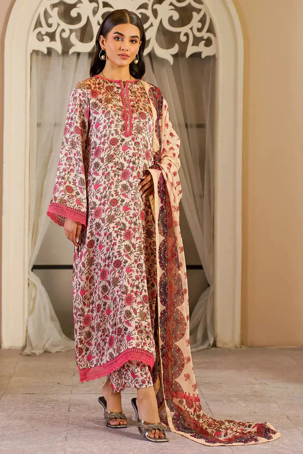 Zarif | Prints 24 | ZSP 04 GLORIA - Pakistani Designer Dress - by Zarif | Type: Luxury - 100% Original at Saira Sultan