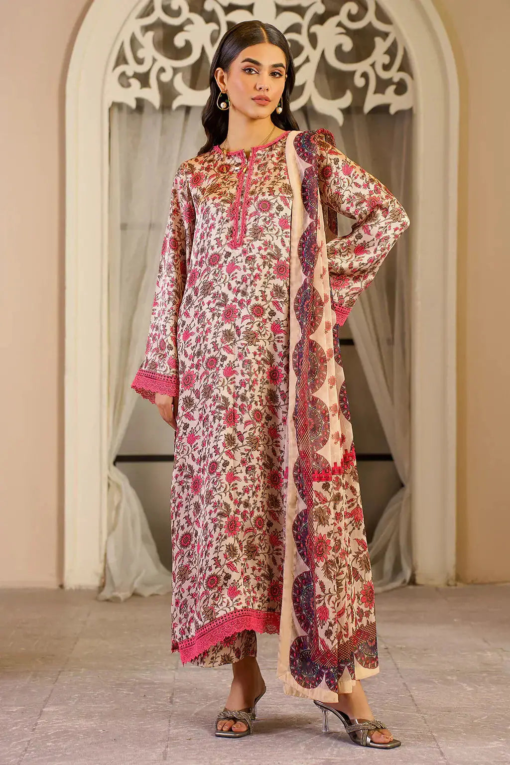 Zarif | Prints 24 | ZSP 04 GLORIA - Pakistani Designer Dress - by Zarif | Type: Luxury - 100% Original at Saira Sultan