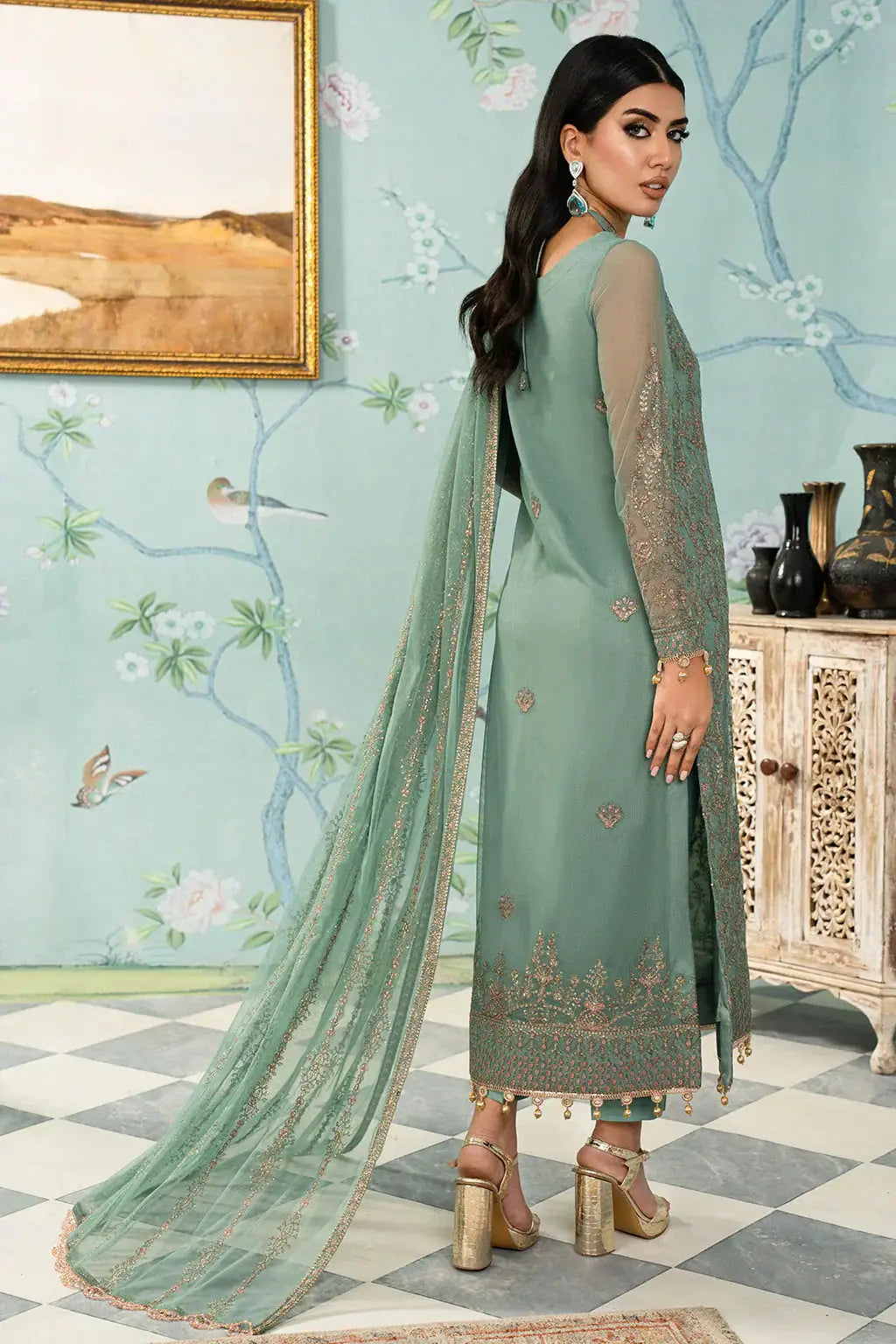 Zarif | Afsanah Formal Edit 24 | ZAF 11 ABSHAAR - Pakistani Designer Dress - by Zarif | Type: Formal - 100% Original at Saira Sultan