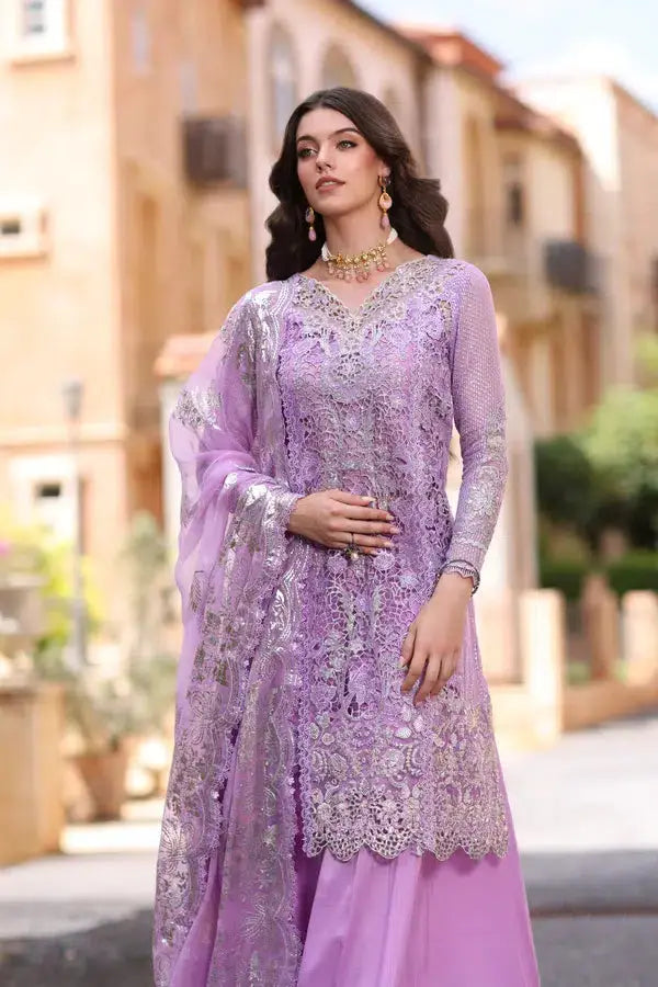 Noor by Saadia Asad | Chiffon Formals 23 | D6-Nura - Pakistani Designer Dress - by Noor by Saadia Asad | Type: Formal - 100% Original at Saira Sultan