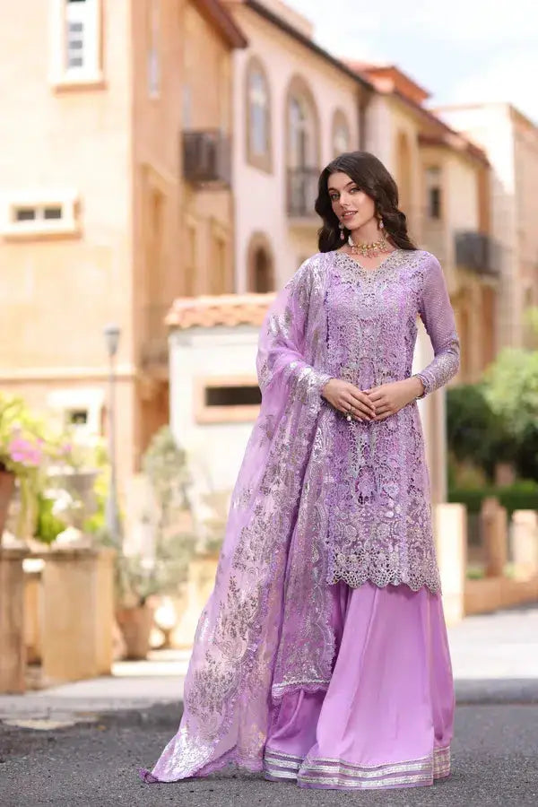 Noor by Saadia Asad | Chiffon Formals 23 | D6-Nura - Pakistani Designer Dress - by Noor by Saadia Asad | Type: Formal - 100% Original at Saira Sultan
