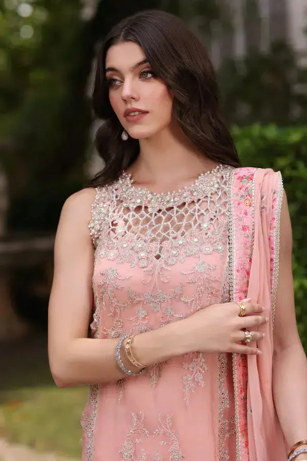 Noor by Saadia Asad | Chiffon Formals 23 | D2-Ekai - Pakistani Designer Dress - by Noor by Saadia Asad | Type: Formal - 100% Original at Saira Sultan
