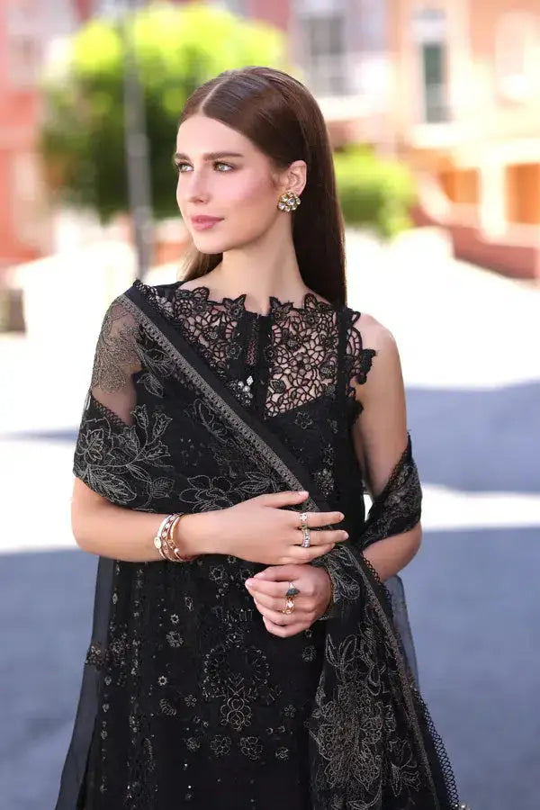 Noor by Saadia Asad | Chiffon Formals 23 | D7-Zira - Pakistani Designer Dress - by Noor by Saadia Asad | Type: Formal - 100% Original at Saira Sultan