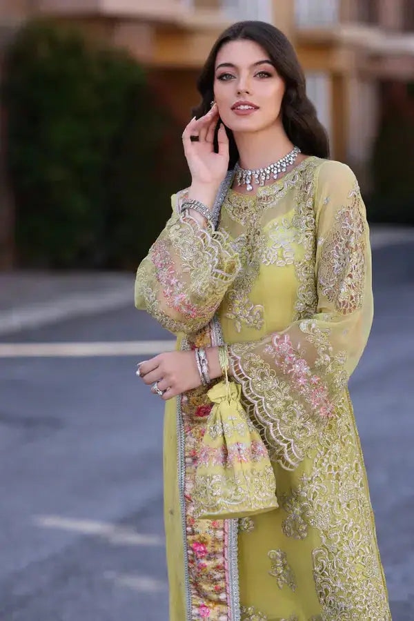 Noor by Saadia Asad | Chiffon Formals 23 | D4-Minali - Pakistani Designer Dress - by Noor by Saadia Asad | Type: Formal - 100% Original at Saira Sultan