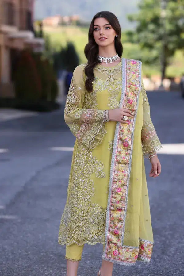 Noor by Saadia Asad | Chiffon Formals 23 | D4-Minali - Pakistani Designer Dress - by Noor by Saadia Asad | Type: Formal - 100% Original at Saira Sultan