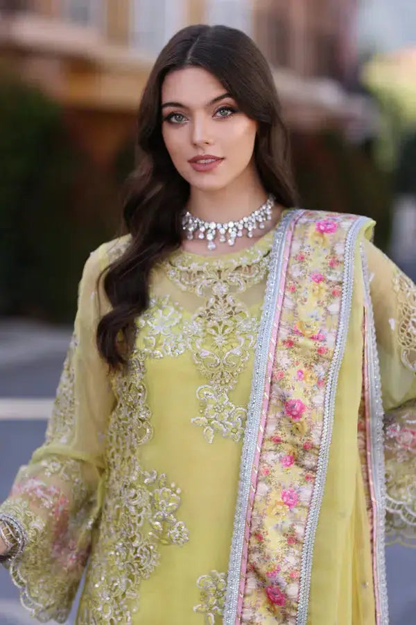 Noor by Saadia Asad | Chiffon Formals 23 | D4-Minali - Pakistani Designer Dress - by Noor by Saadia Asad | Type: Formal - 100% Original at Saira Sultan