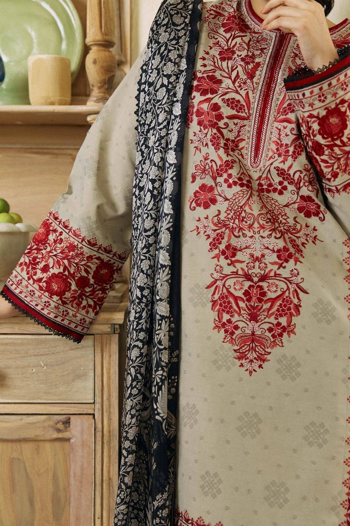 Zara Shahjahan | Coco Lawn Eid Edit 24 | SABAH-D7 - Pakistani Designer Dress - by Zara Shahjahan | Type: Luxury - 100% Original at Saira Sultan