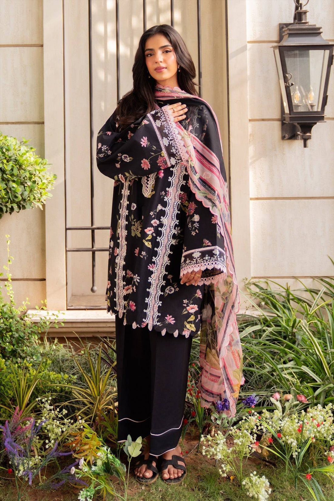 Sable Vogue | Lila Lawn 25 | SAL-01-25 - Pakistani Designer Dress - by Sable Vogue | Type: Ladies Clothes - 100% Original at Saira Sultan