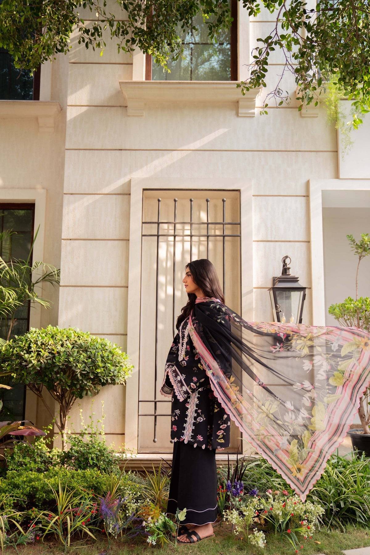 Sable Vogue | Lila Lawn 25 | SAL-01-25 - Pakistani Designer Dress - by Sable Vogue | Type: Ladies Clothes - 100% Original at Saira Sultan