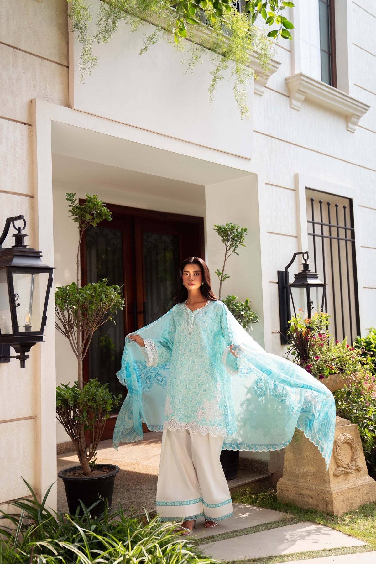 Sable Vogue | Lila Lawn 25 | SAL-06-25 - Pakistani Designer Dress - by Sable Vogue | Type: Ladies Clothes - 100% Original at Saira Sultan