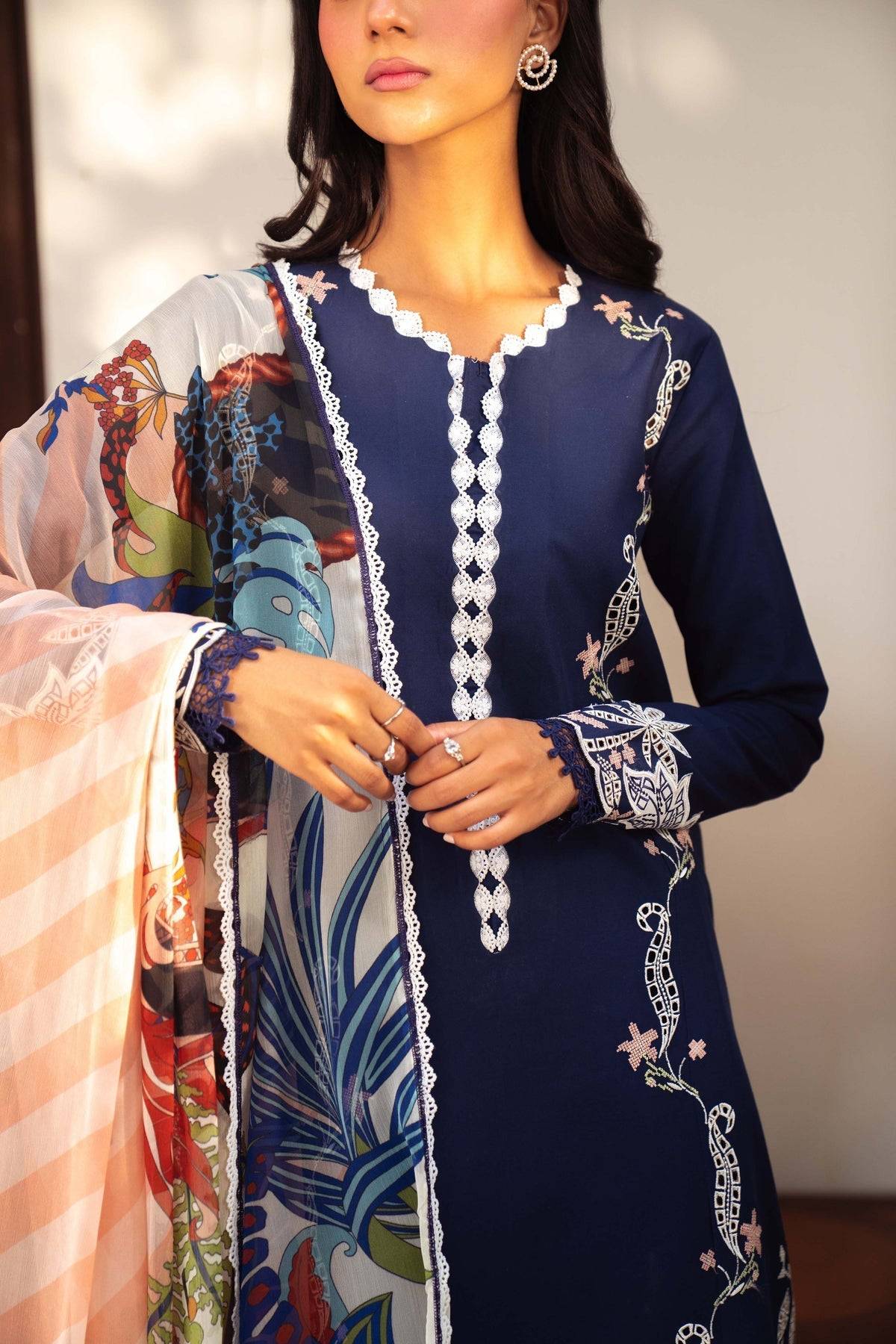 Sable Vogue | Lila Lawn 25 | SAL-07-25 - Pakistani Designer Dress - by Sable Vogue | Type: Ladies Clothes - 100% Original at Saira Sultan