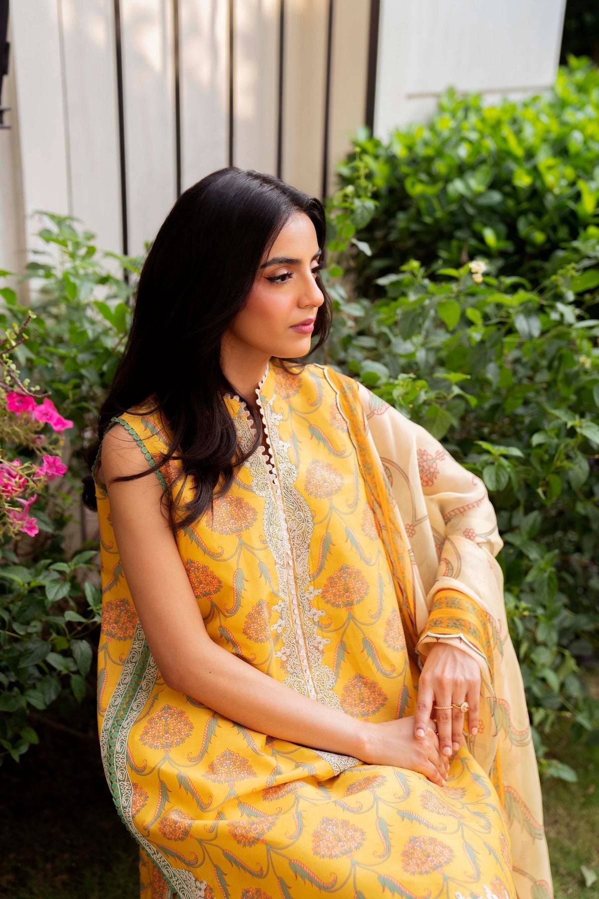 Sable Vogue | Lila Lawn 25 | SAL-08-25 - Pakistani Designer Dress - by Sable Vogue | Type: Ladies Clothes - 100% Original at Saira Sultan
