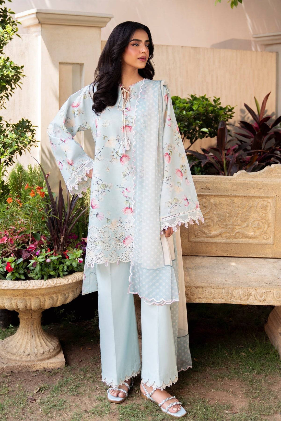 Sable Vogue | Lila Lawn 25 | SAL-09-25 - Pakistani Designer Dress - by Sable Vogue | Type: Ladies Clothes - 100% Original at Saira Sultan