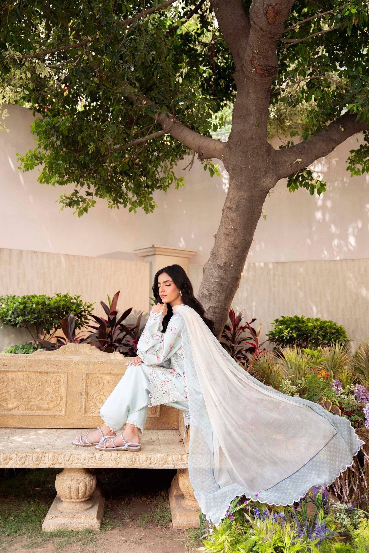 Sable Vogue | Lila Lawn 25 | SAL-09-25 - Pakistani Designer Dress - by Sable Vogue | Type: Ladies Clothes - 100% Original at Saira Sultan