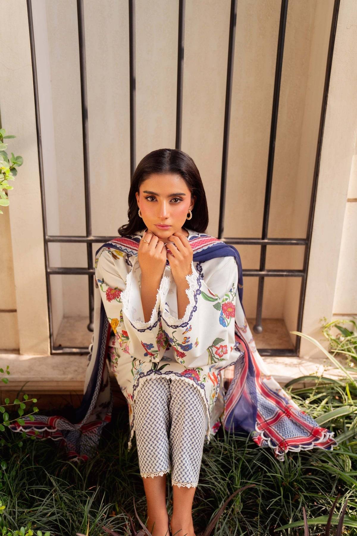 Sable Vogue | Lila Lawn 25 | SAL-11-25 - Pakistani Designer Dress - by Sable Vogue | Type: Ladies Clothes - 100% Original at Saira Sultan