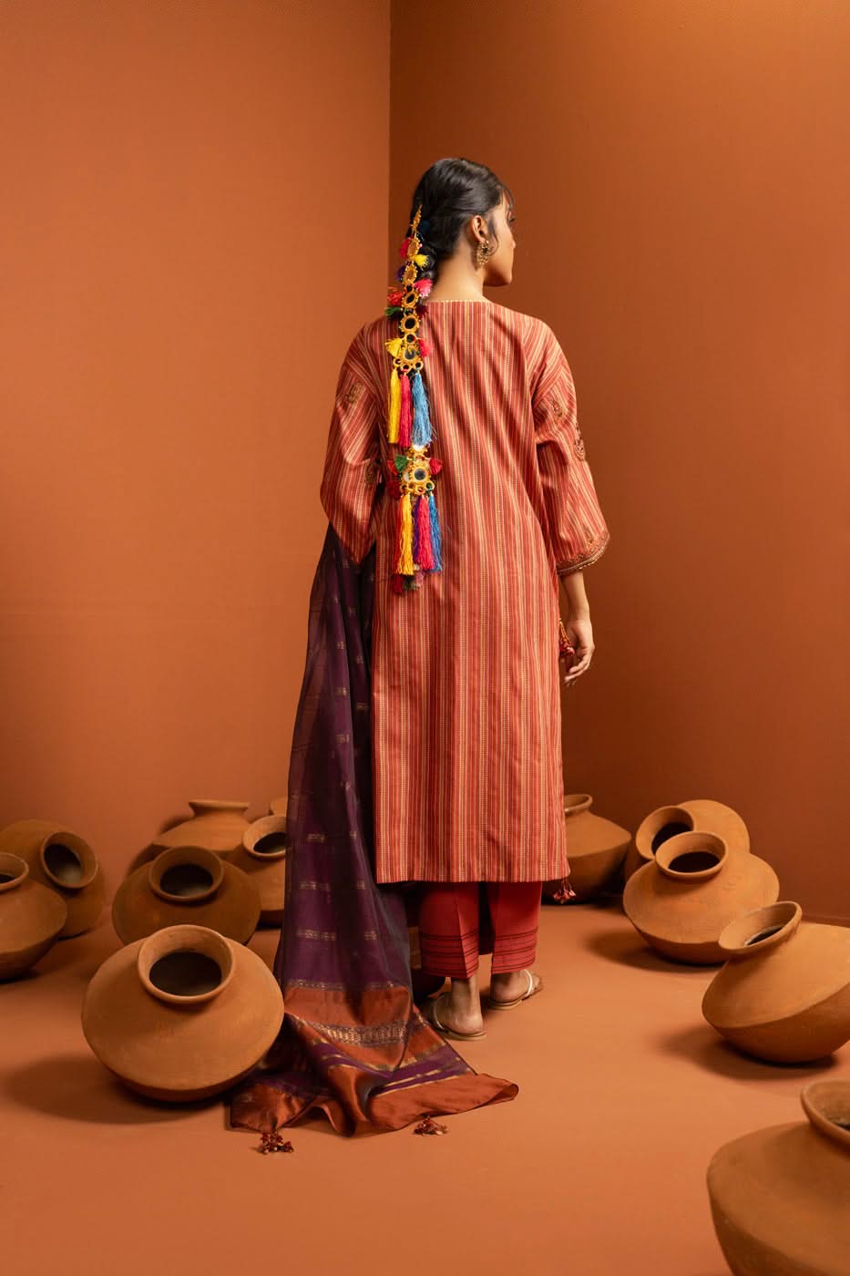 Al Karam | Susi Collection | SC-01-25 XS Burnt Orange Susi