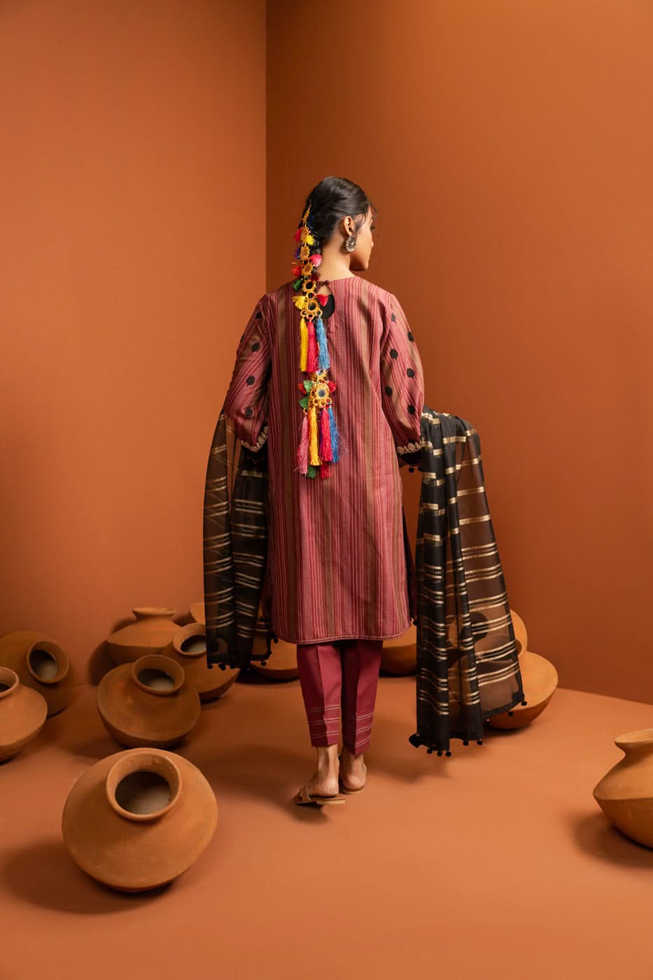 Al Karam | Susi Collection | SC-03-25 XS Maroon Susi