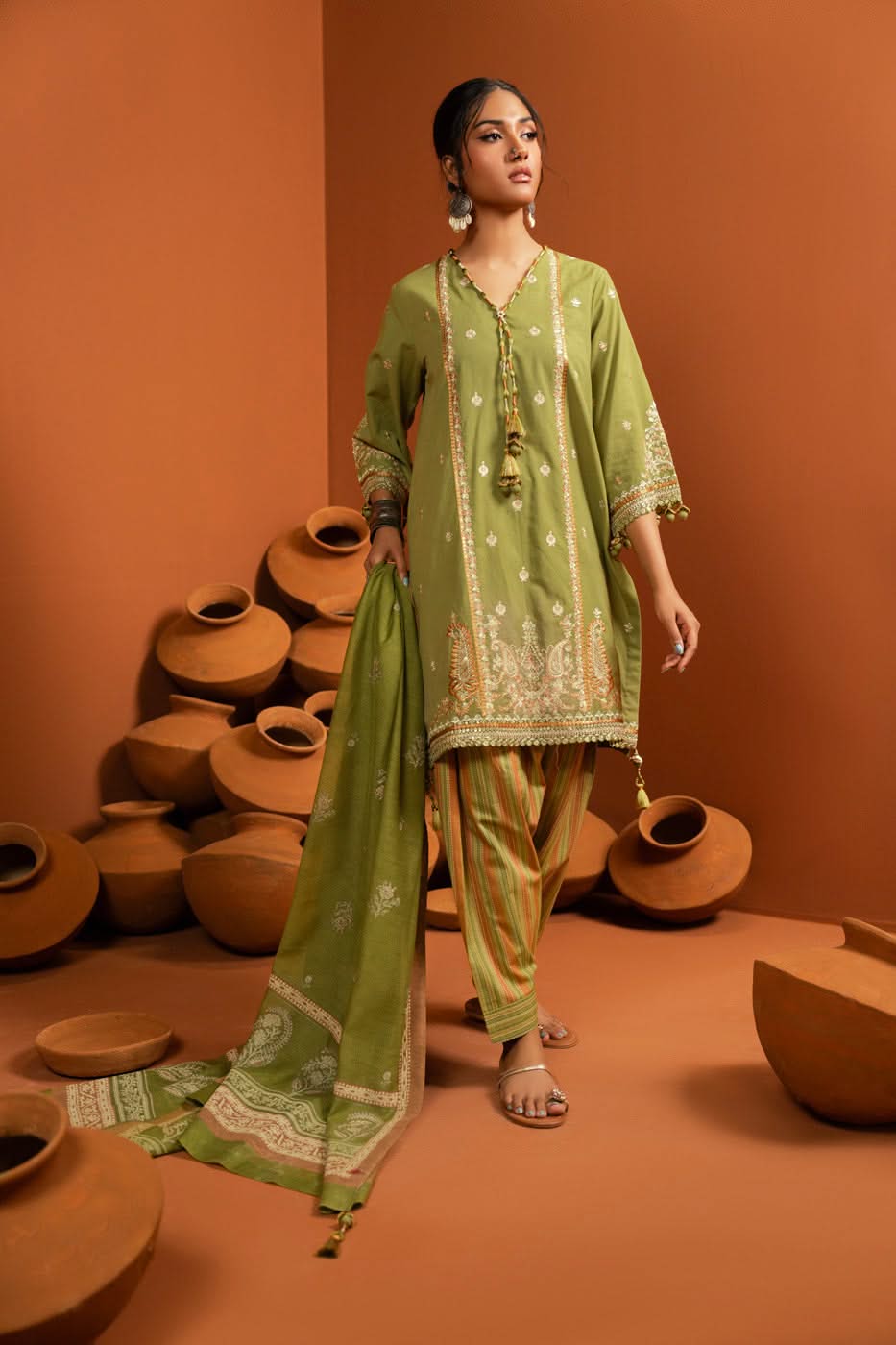 Al Karam | Susi Collection | SC-05-25 XS Green Cambric