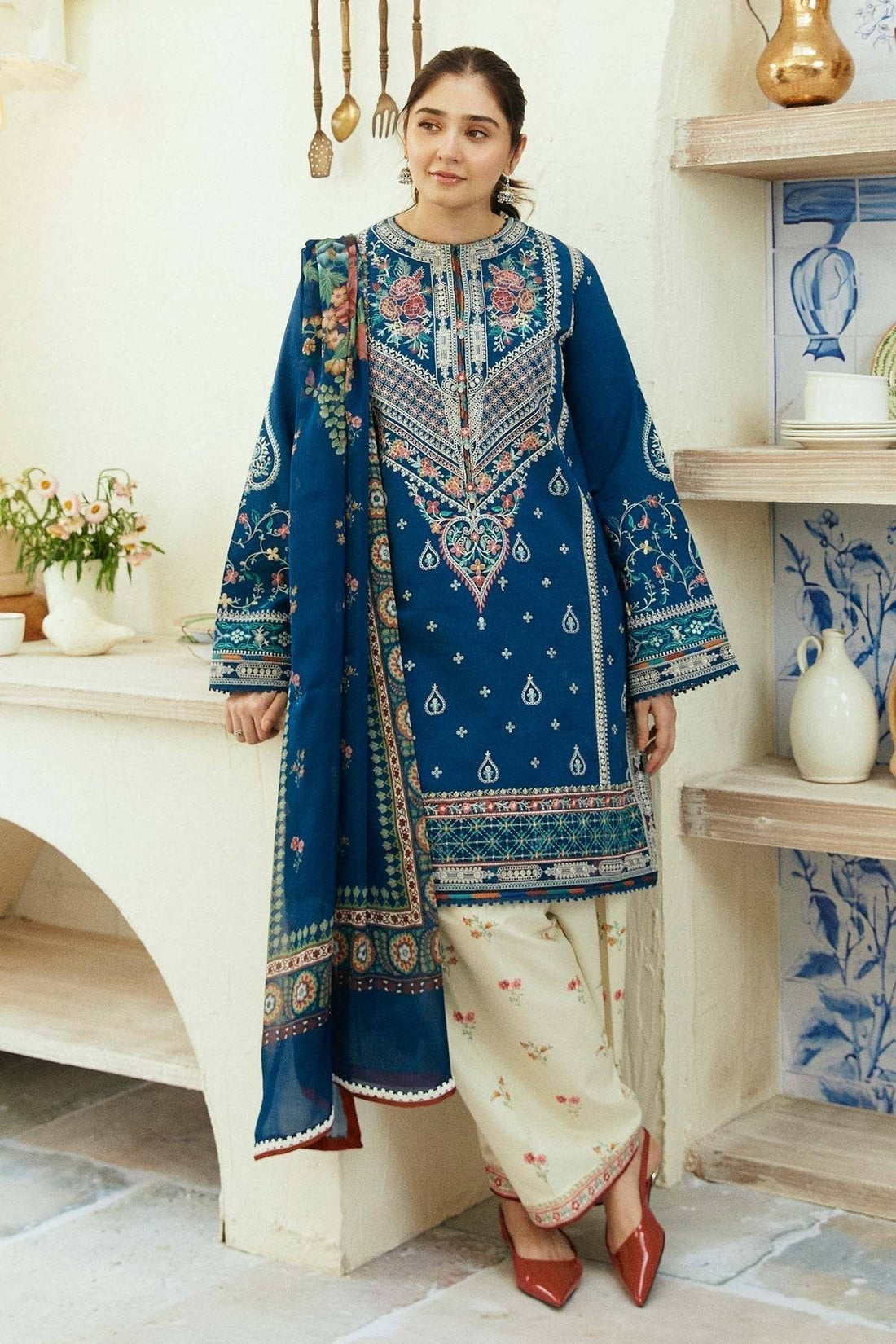 Zara Shahjahan | Coco Lawn Eid Edit 24 | SEHER-D1 - Pakistani Designer Dress - by Zara Shahjahan | Type: Luxury - 100% Original at Saira Sultan